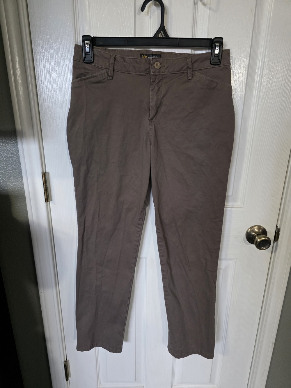 Lee Women’s Brown Straight-Leg Jeans
